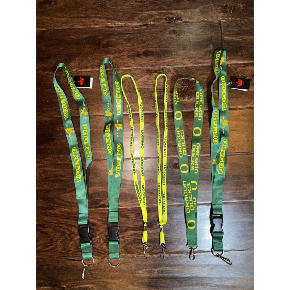 Oregon Ducks Lanyards Officially Licensed - Lot of 6